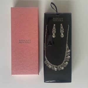 BADGLEY MISCHKA Necklace and Earring set